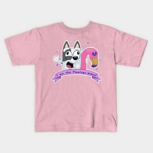 I am the flamingo queen! Kids T-Shirt